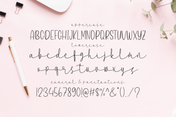Milanicay Font Poster 8