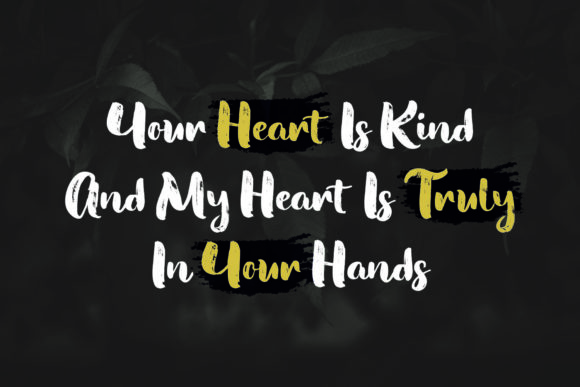 Milbrush Font Poster 5