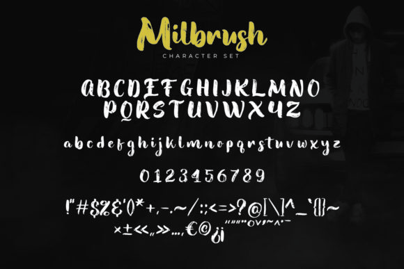 Milbrush Font Poster 6