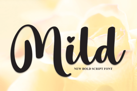 Mild Font Poster 1