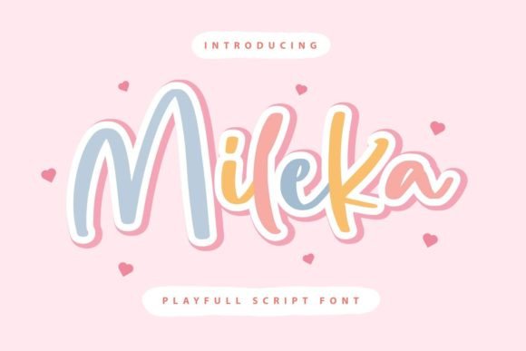 Mileka Font Poster 1