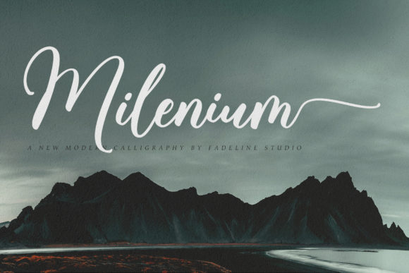 Milenium Script Font