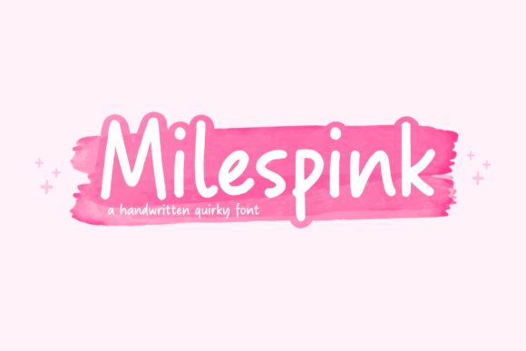 Milespink Font Poster 1