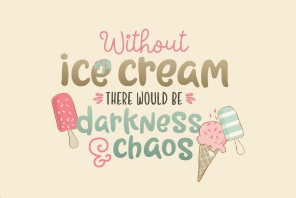 Milk & Honey Font Poster 3