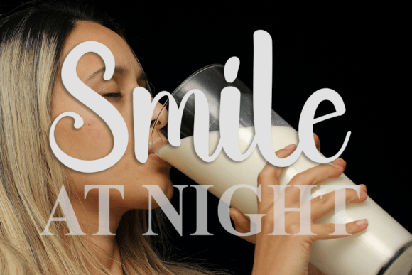 Milk Drink Font Poster 4