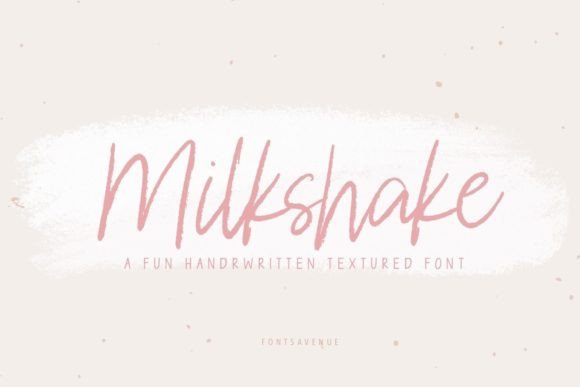 Milkshake Font Poster 1