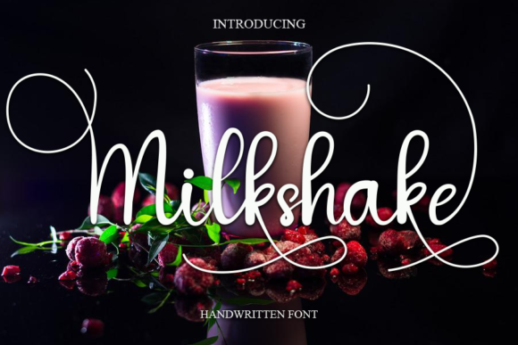 Milkshake Font Poster 1