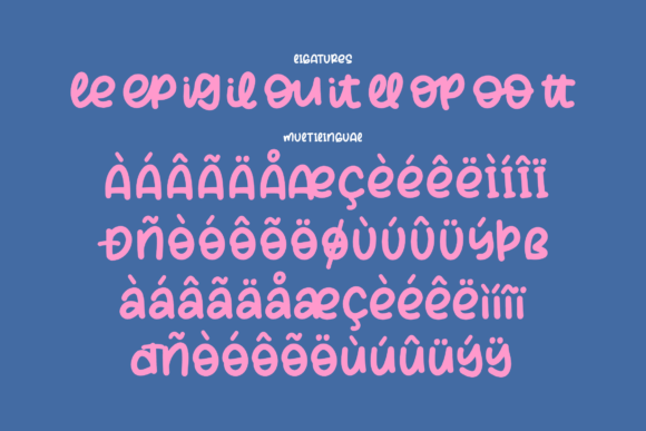 Milkshake Creps Font Poster 14