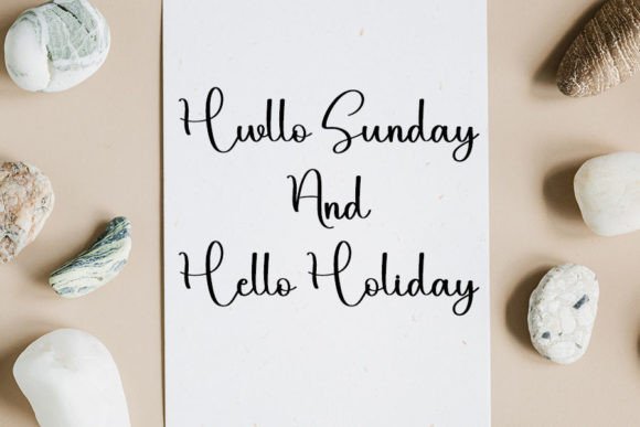 Milky Font Poster 3