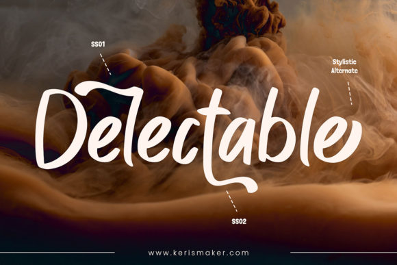 Milky Cream Font Poster 4