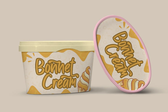 Milky Cream Font Poster 8