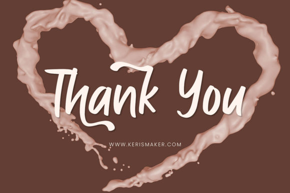 Milky Cream Font Poster 10