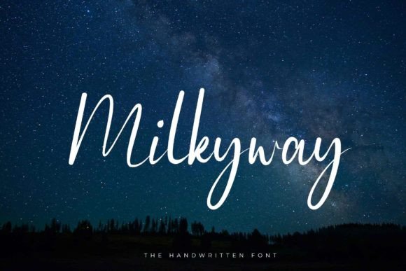 Milkyway Font Poster 1