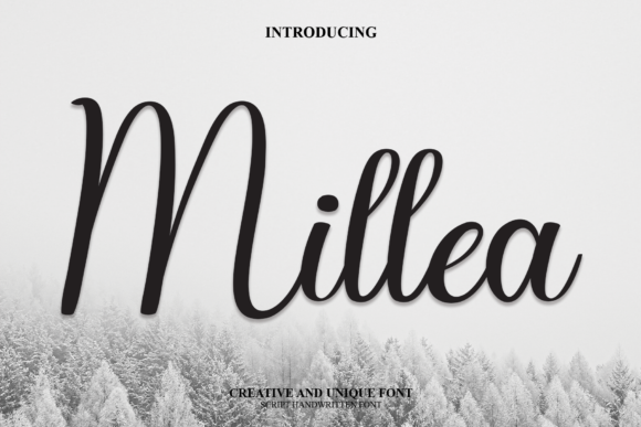 Millea Font Poster 1