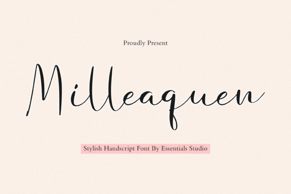 Milleaquen Font Poster 1