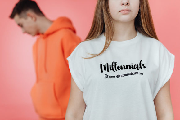 Millennial Kids Font Poster 2