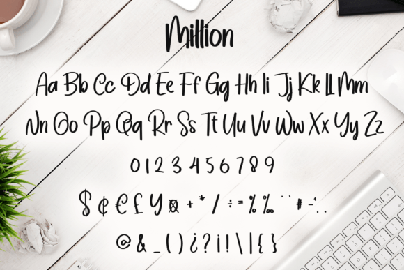 Million Font Poster 4