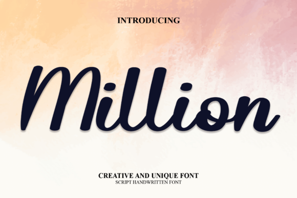 Million Font Poster 1