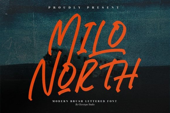 Milo North Font Poster 1