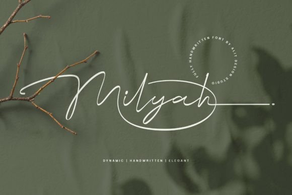 Milyah Font Poster 1