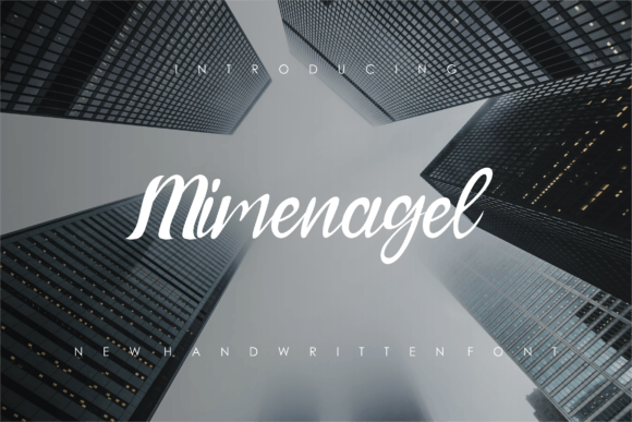 Mimenagel Font Poster 1