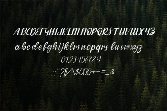 Mimenagel Font Poster 6