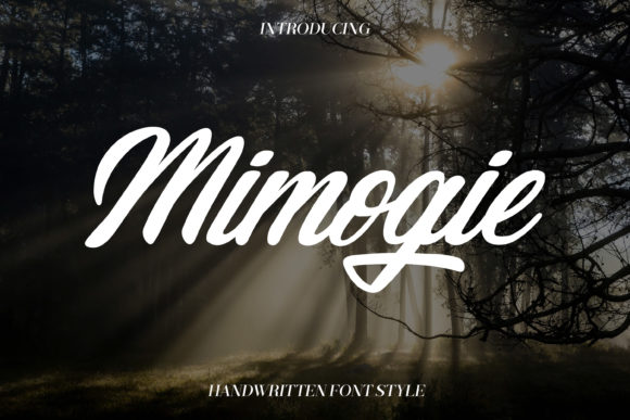 Mimogie Font Poster 1