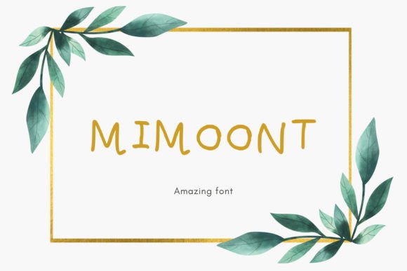 Mimoont Font Poster 1