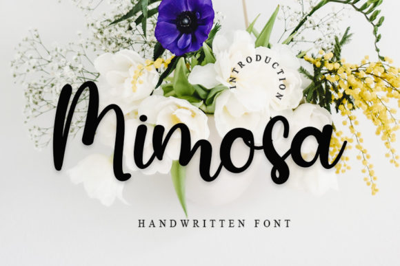 Mimosa Font Poster 1
