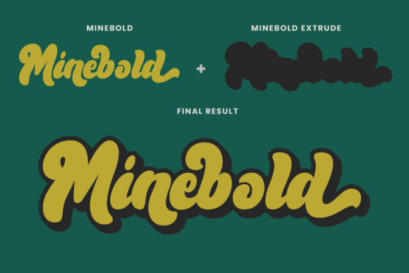 Minebold Font Poster 8