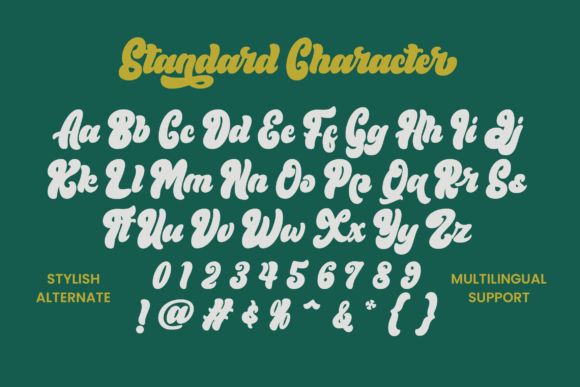 Minebold Font Poster 9