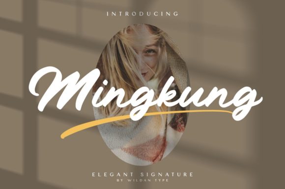 Mingkung Font Poster 1