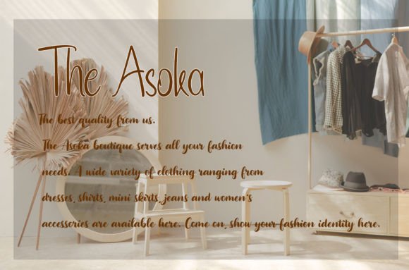 Mini Dress Font Poster 4