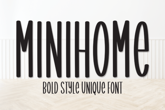 Minihome Font Poster 1