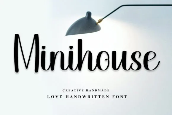 Minihouse Font Minihouse Font Poster 1