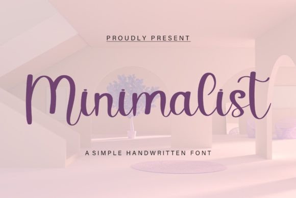 Minimalist Font Poster 1