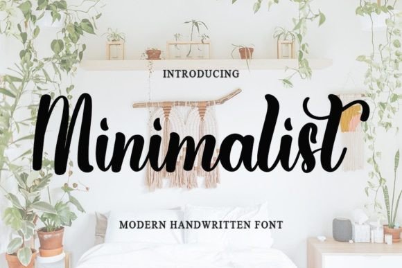 Minimalist Font Poster 1