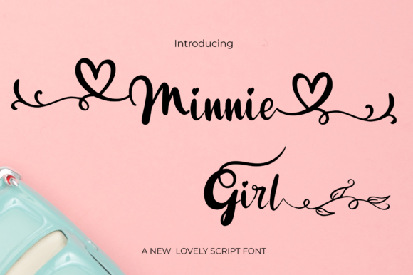 Minnie Font Poster 1