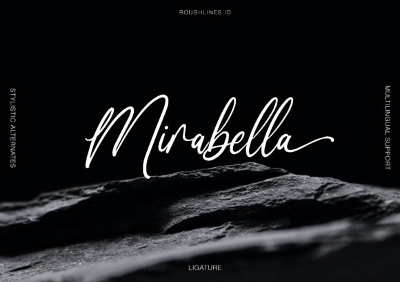 Mirabella Modern Signature Font Poster 1