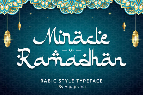 Miracle Ramadhan Font Poster 1