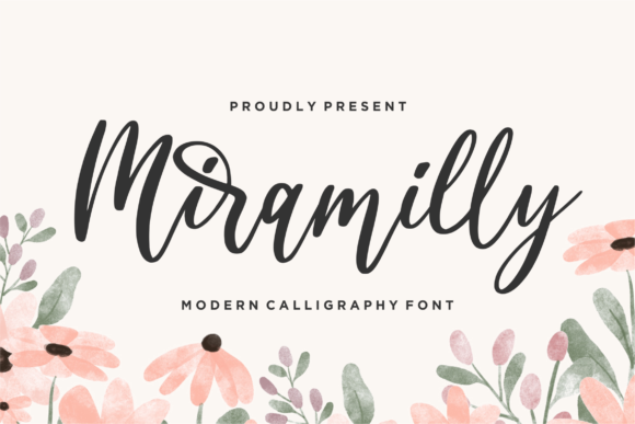 Miramilly Font Poster 1