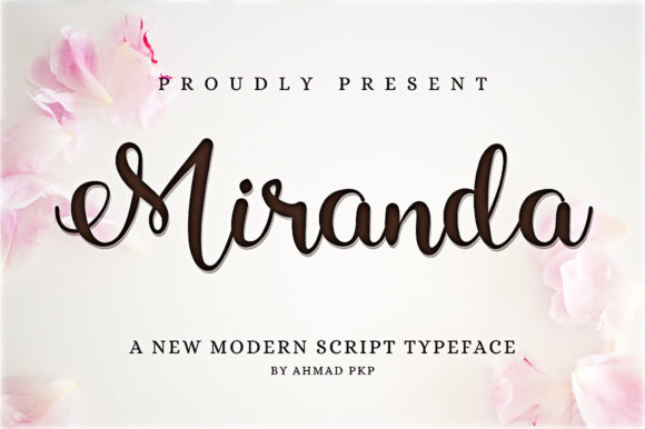 Miranda Font Poster 1