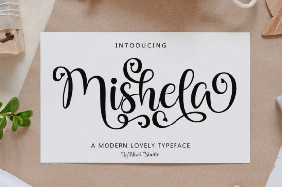 Mishela Font Poster 1