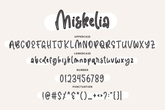 Miskelia Font Poster 3