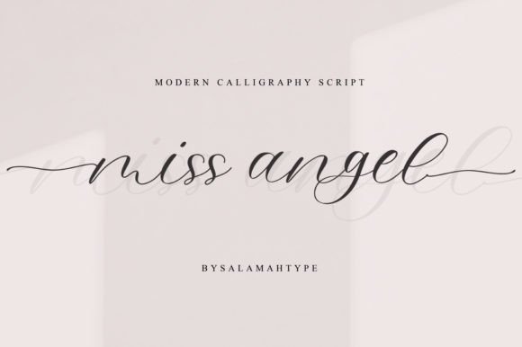 Miss Angel Font Poster 1