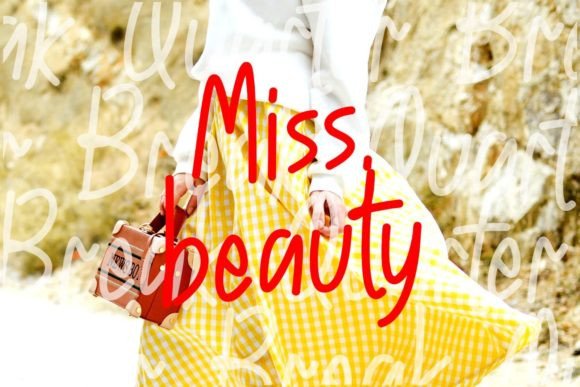 Miss Beauty Font Poster 1