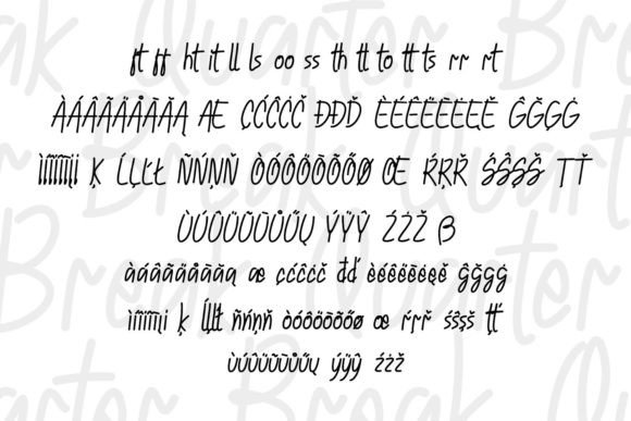 Miss Beauty Font Poster 8