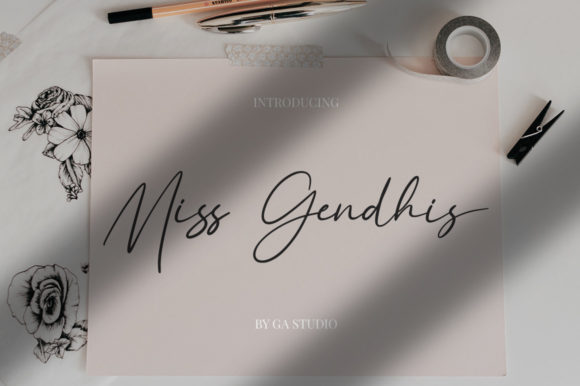 Miss Gendhis Font