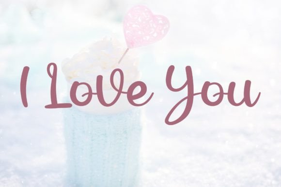Miss Valentine Font Poster 2