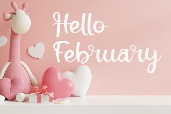 Miss Valentine Font Poster 3